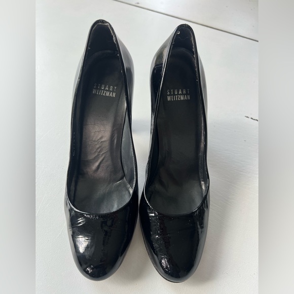 Stuart Weitzman Black Patent pumps size 8 - Picture 6 of 12